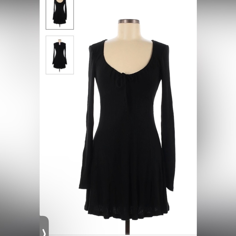 Wild Fable long sleeve Black dress. M. NWT